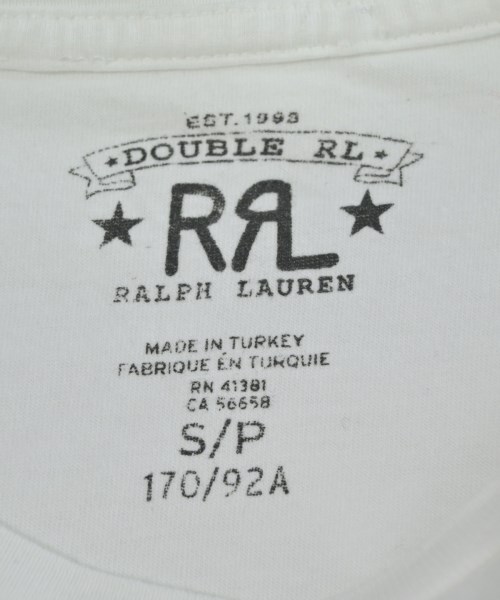 RRL（ダブルアールエル）Tシャツ・カットソー 白 サイズ:S メンズ/2200649203055