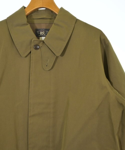 RRL（ダブルアールエル）ステンカラーコート カーキ サイズ:L メンズ/2200651370011