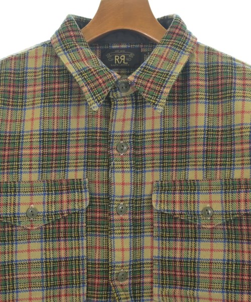 RRL（ダブルアールエル）カジュアルシャツ カーキ サイズ:L メンズ/2200651925204