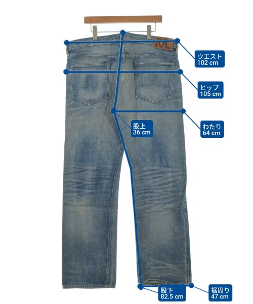 RRL（ダブルアールエル）デニムパンツ 青 サイズ:38(XXL位) メンズ/2200708922293