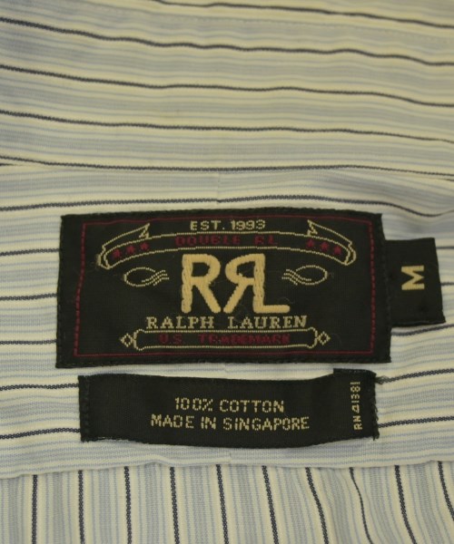 RRL（ダブルアールエル）カジュアルシャツ 青 サイズ:M メンズ/2200709648031