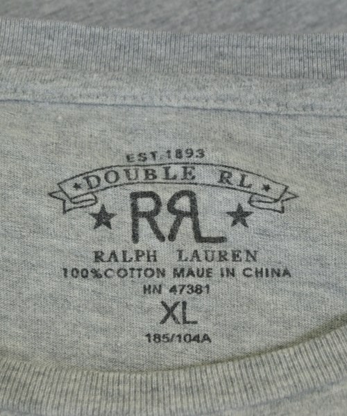 RRL（ダブルアールエル）Tシャツ・カットソー グレー サイズ:XL メンズ/2200707292052