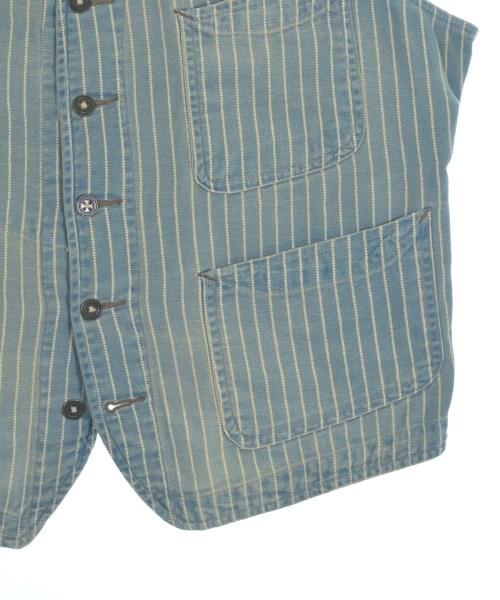 RRL（ダブルアールエル）カジュアルシャツ 青 サイズ:L メンズ/2200662505068