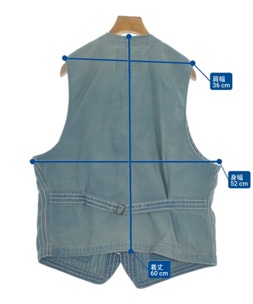 RRL（ダブルアールエル）カジュアルシャツ 青 サイズ:L メンズ/2200662505068