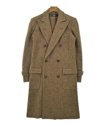 RRL 旧タグ　コート　スーツ合わせやカジュアルにも！ RRL（ダブルアールエル）チェスターコート 茶 サイズ:2(M位
