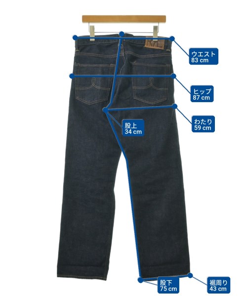 RRL（ダブルアールエル）デニムパンツ 紺 サイズ:29(S位) メンズ/2200729354103