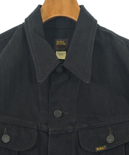 RRL（ダブルアールエル）デニムジャケット 黒 サイズ:M メンズ/2200729584012