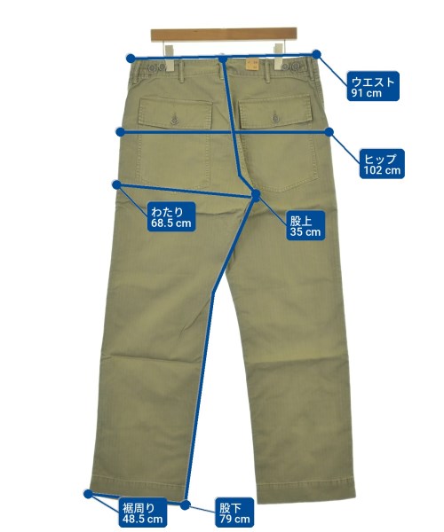 RRL（ダブルアールエル）その他 カーキ サイズ:34(XL位) メンズ/2200723995135
