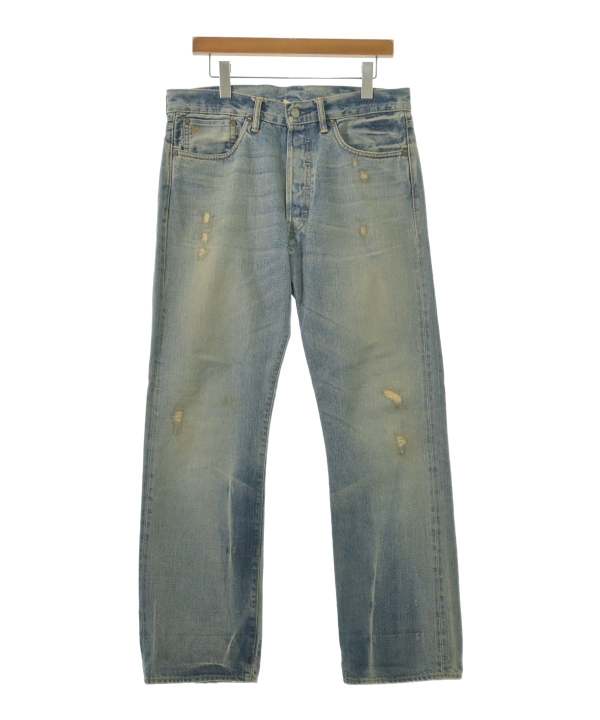 RRL（ダブルアールエル）デニムパンツ 紺 サイズ:32(L位) メンズ