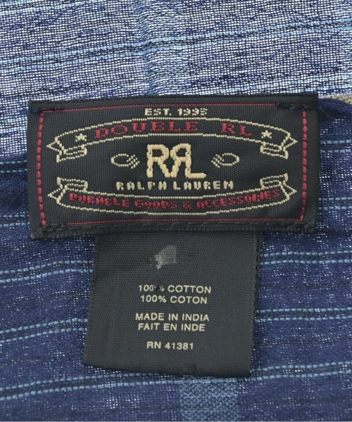 RRL（ダブルアールエル）ストール 紺 サイズ:- メンズ/2200721310084