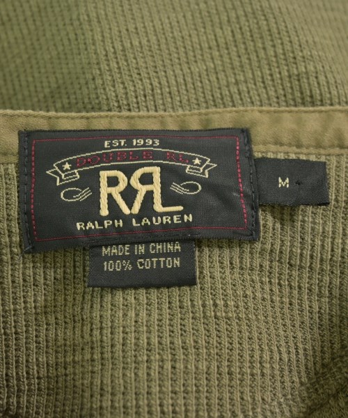RRL（ダブルアールエル）Tシャツ・カットソー カーキ サイズ:M メンズ/2200724977031