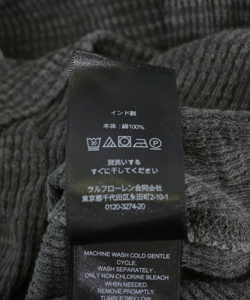 RRL（ダブルアールエル）Tシャツ・カットソー グレー サイズ:M メンズ/2200725078041