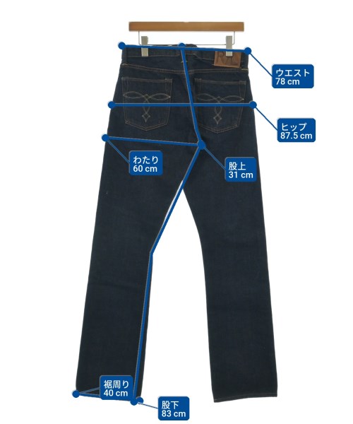 RRL（ダブルアールエル）デニムパンツ 紺 サイズ:30(M位) メンズ/2200727106025
