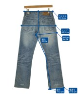 RRL（ダブルアールエル）デニムパンツ 青 サイズ:28(S位) メンズ/2200726320576