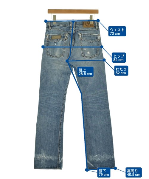 RRL（ダブルアールエル）デニムパンツ 青 サイズ:28(S位) メンズ/2200726320583