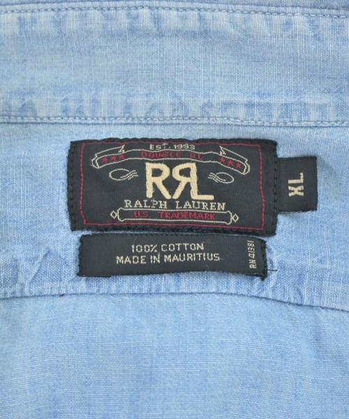 RRL（ダブルアールエル）カジュアルシャツ 青 サイズ:XL メンズ/2200682580045