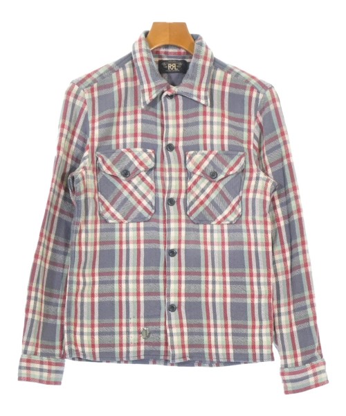 RRL(ダブルアールエル)カジュアルシャツ グレー サイズ:XS/2200681646025