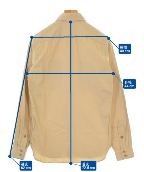 RRL（ダブルアールエル）カジュアルシャツ ベージュ サイズ:XS メンズ/2200681646032
