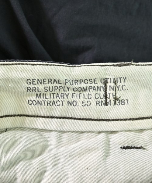 RRL（ダブルアールエル）カーゴパンツ 紺 サイズ:30(M位) メンズ/2200690083088