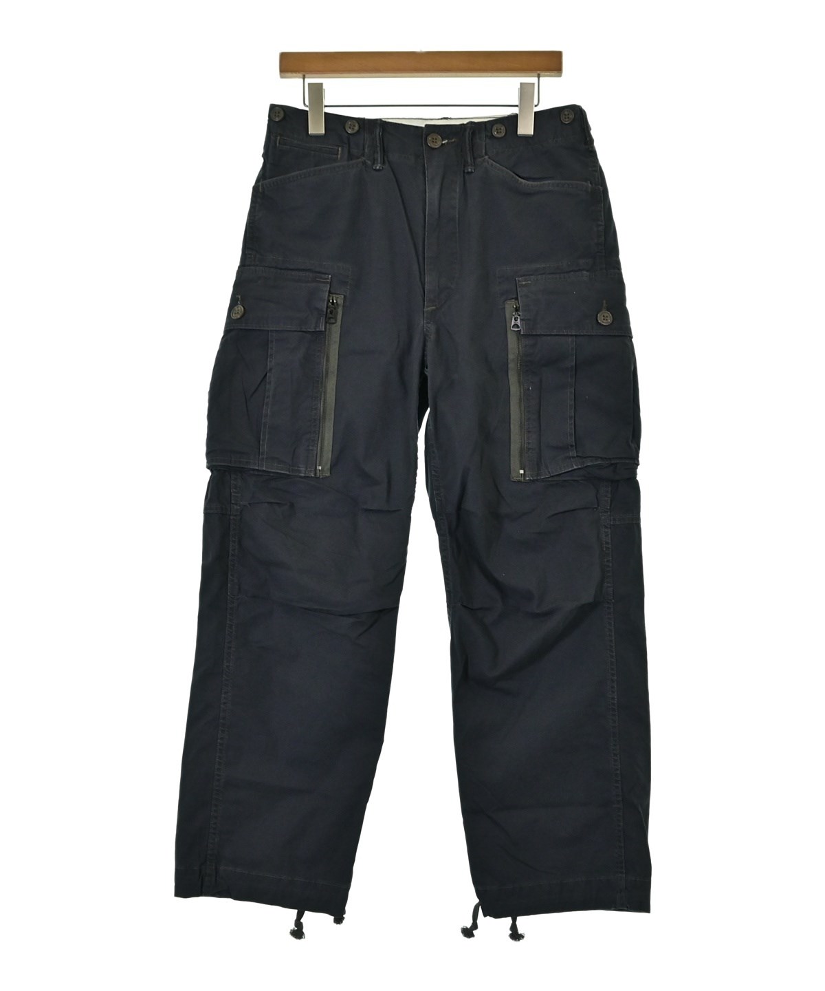 RRL（ダブルアールエル）カーゴパンツ 紺 サイズ:30(M位) メンズ