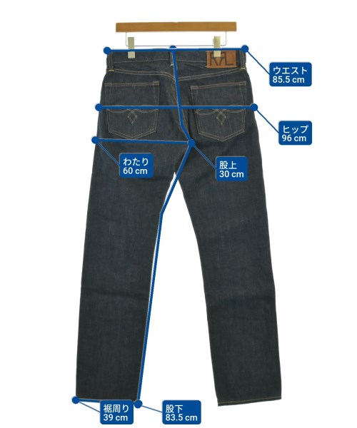 RRL（ダブルアールエル）デニムパンツ 紺 サイズ:30(M位) メンズ/2200690389029