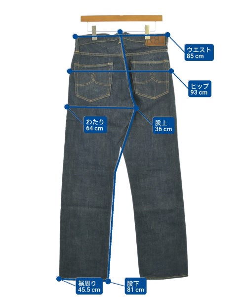 RRL（ダブルアールエル）デニムパンツ 紺 サイズ:30(M位) メンズ/2200690389036