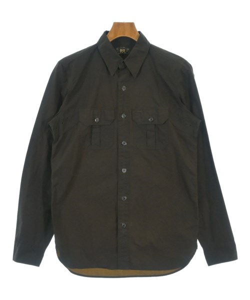 RRL(ダブルアールエル)カジュアルシャツ 茶 サイズ:S/2200686313151