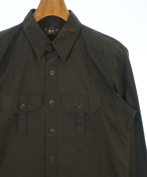 RRL（ダブルアールエル）カジュアルシャツ 茶 サイズ:S メンズ/2200686313151
