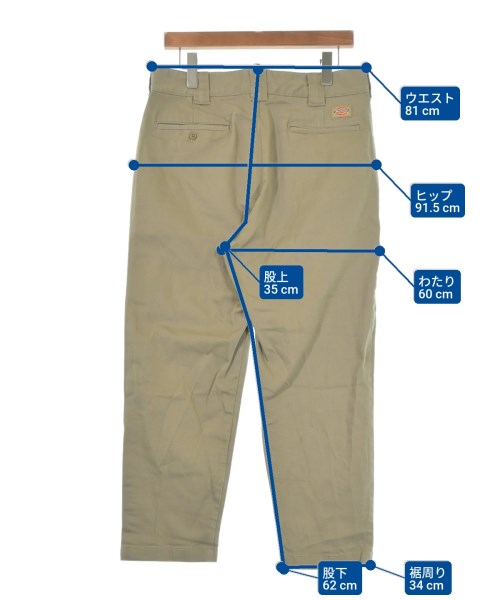 Dickies（ディッキーズ）チノパン ベージュ サイズ:34(XL位) メンズ/2200629751132