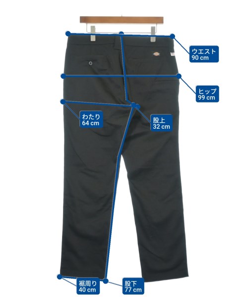 Dickies（ディッキーズ）チノパン 黒 サイズ:3L メンズ/2200621605051