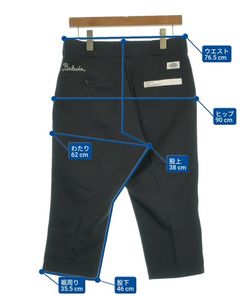 Dickies（ディッキーズ）クロップドパンツ 黒 サイズ:2(M位) メンズ/2200622708133