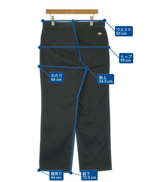 Dickies（ディッキーズ）チノパン 黒 サイズ:34(L位) メンズ/2200628626295