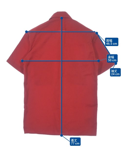 Dickies（ディッキーズ）カジュアルシャツ 赤 サイズ:S メンズ/2200612847026