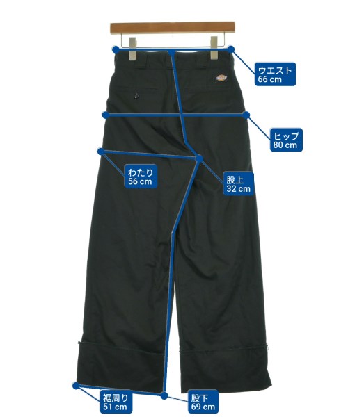 Dickies（ディッキーズ）チノパン 黒 サイズ:S レディース/2200632416059