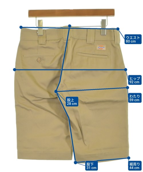 Dickies（ディッキーズ）ショートパンツ ベージュ サイズ:30(M位) メンズ/2200611846020
