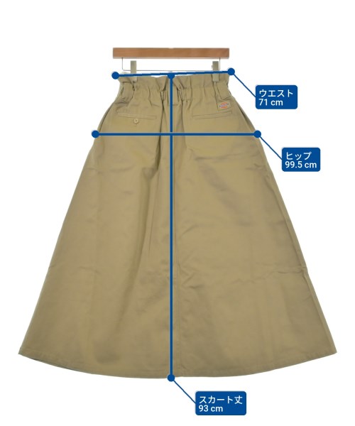Dickies（ディッキーズ）ロング・マキシ丈スカート ベージュ サイズ:38(M位) レディース/2200604296078