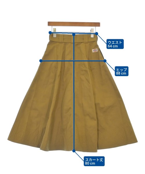 Dickies（ディッキーズ）ロング・マキシ丈スカート 茶 サイズ:S レディース/2200608927084