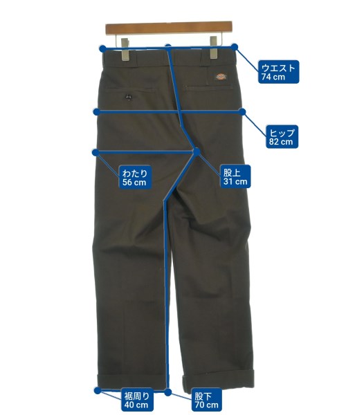 Dickies（ディッキーズ）スラックス 茶 サイズ:30(M位) メンズ/2200609769089