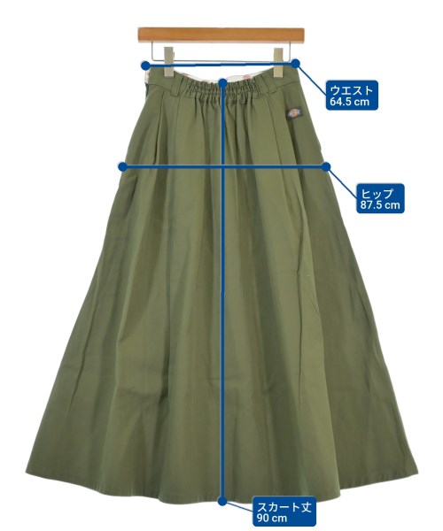Dickies（ディッキーズ）ロング・マキシ丈スカート カーキ サイズ:M レディース/2200672289347
