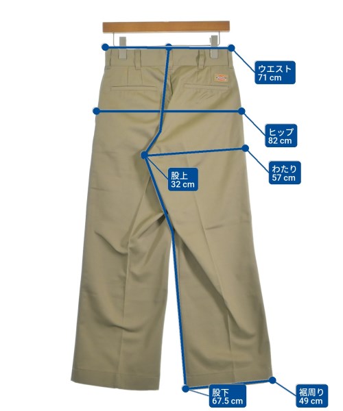 Dickies（ディッキーズ）チノパン ベージュ サイズ:38(M位) レディース/2200673409010