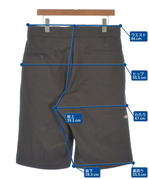 Dickies（ディッキーズ）ショートパンツ 茶 サイズ:34(XL位) メンズ/2200694318087