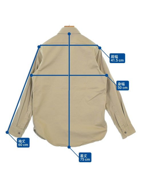Dickies（ディッキーズ）カジュアルシャツ ベージュ サイズ:14 1/2(XS位) メンズ/2200698376090