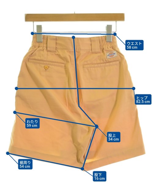 Dickies（ディッキーズ）ショートパンツ オレンジ サイズ:XS レディース/2200697497260