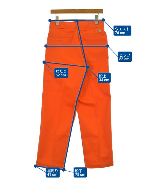 Dickies（ディッキーズ）チノパン オレンジ サイズ:30(XL位) レディース/2200650791039