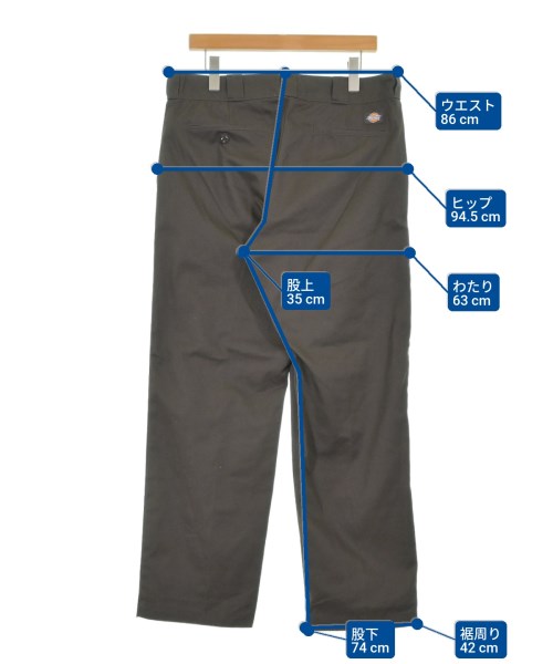 Dickies（ディッキーズ）チノパン 茶 サイズ:36(XXL位) メンズ/2200658544200