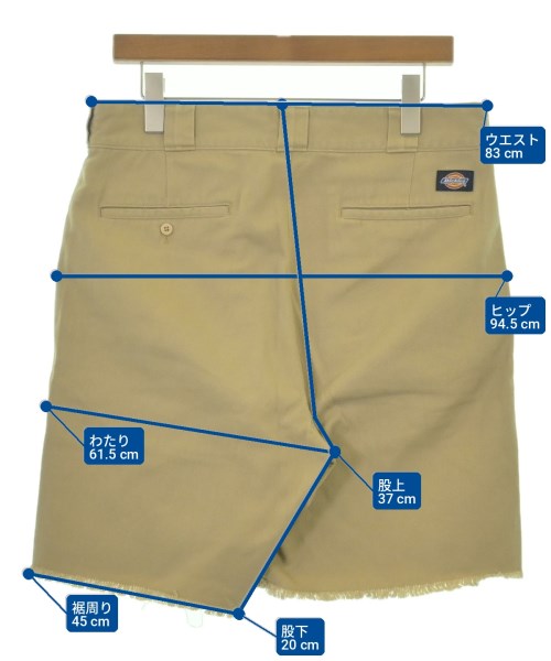 Dickies（ディッキーズ）ショートパンツ ベージュ サイズ:34(XL位) メンズ/2200708321034