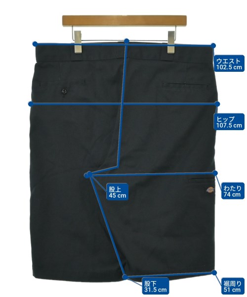 Dickies（ディッキーズ）ショートパンツ 黒 サイズ:40(XL位) メンズ/2200714454054