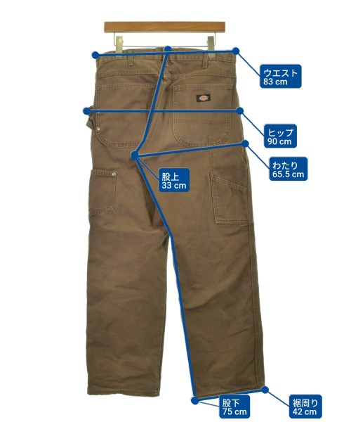 Dickies（ディッキーズ）デニムパンツ 茶 サイズ:32(L位) メンズ/2200718995041
