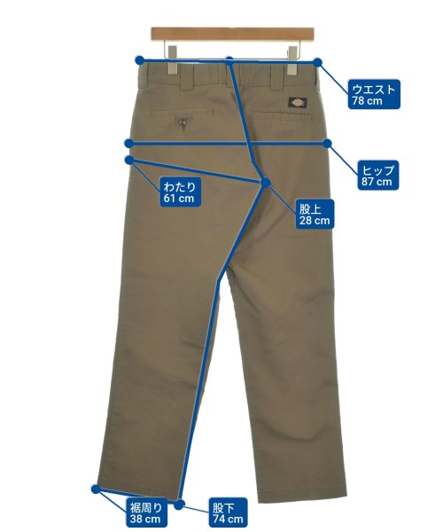 Dickies（ディッキーズ）チノパン 茶 サイズ:31(M位) メンズ/2200663467099