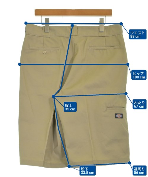 Dickies（ディッキーズ）ショートパンツ カーキ サイズ:36(XXL位) メンズ/2200729234047